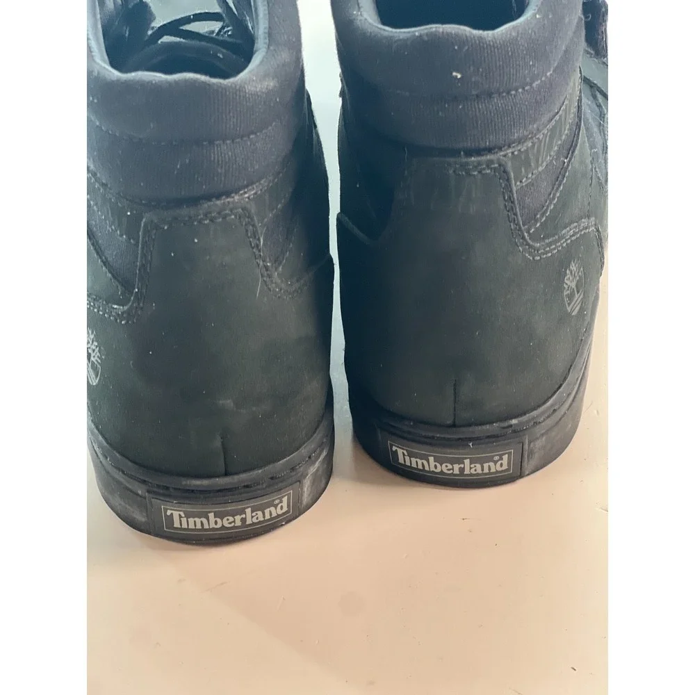 Timberland Men's‎ Boots Size 12M Black Leather Earthkeepers Genuine Leather